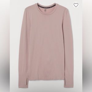 H&M Sport long sleeve seamless top